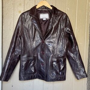 Wilsons Leather Maxima Vintage Women's Dark Brown Jacket